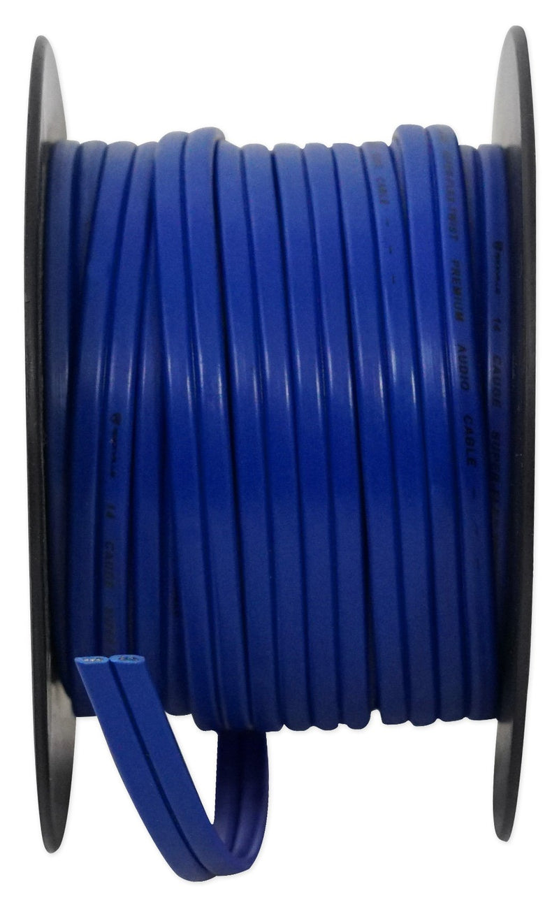 [Australia - AusPower] - Rockville R14G50MS-BL 50 Foot Spool Marine Waterproof 14 AWG Speaker Wire, Blue 50 Ft - Blue 