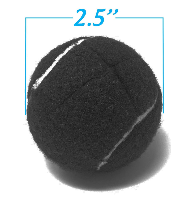 [Australia - AusPower] - Top Glides Precut Walker Tennis Ball Glides (Black) Black 