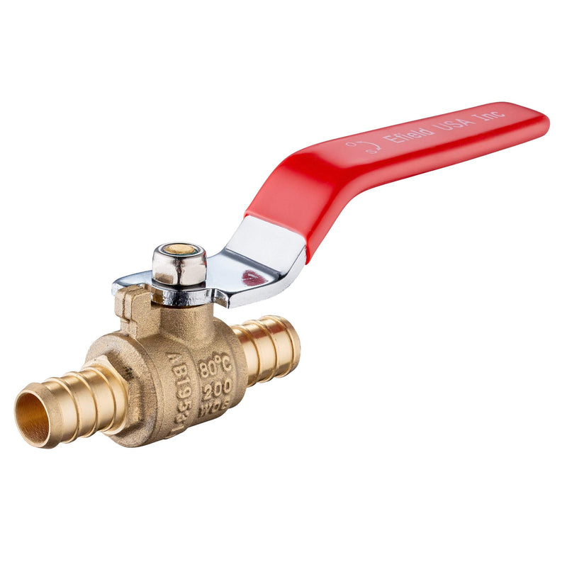 [Australia - AusPower] - (Pack of 4) EFIELD 3/4 Inch Pex Brass Full Port Shut-off Ball Valve for Hot and Cold Water, Lead Free Brass UPC Certified 