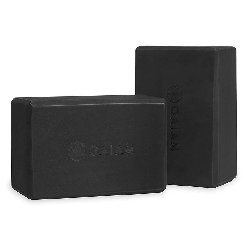 [Australia - AusPower] - Gaiam Essentials Yoga Block (Set Of 2) – Supportive, Soft Non-Slip Foam Surface For Yoga, Pilates, Meditation 
