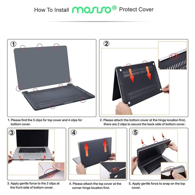 [Australia - AusPower] - MOSISO Compatible with MacBook Pro 16 inch Case 2020 2019 Release A2141 with Touch Bar Touch ID, Ultra Slim Protective Plastic Hard Shell Case & Keyboard Cover Skin, Rose Quartz 