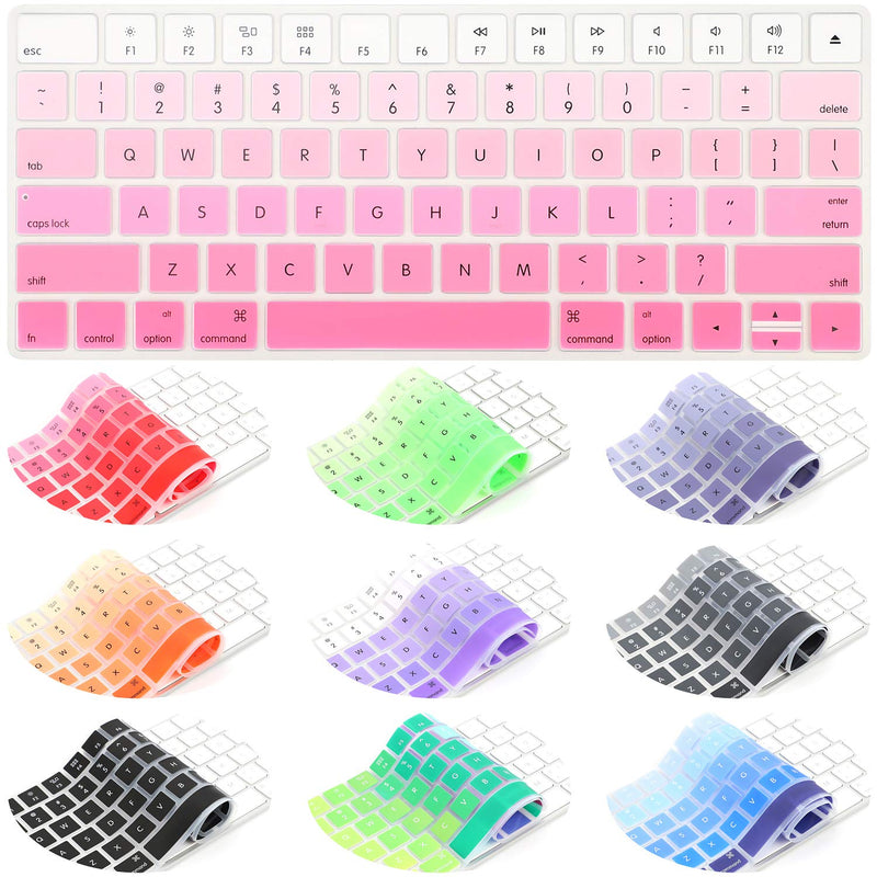 [Australia - AusPower] - Allinside Ombre Pink Cover for Apple Magic Keyboard (MLA22LL/A) with US Layout Magic Keyboard (MLA22LL/A A1644) 06 Ombre Pink 