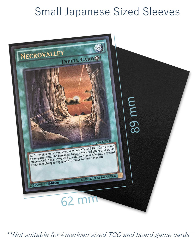 [Australia - AusPower] - TitanShield (150 Sleeve/Black Small Japanese Sized Trading Card Sleeves Deck Protector for Yu-Gi-Oh, Cardfight!! Vanguard & More 