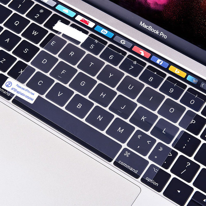 [Australia - AusPower] - (2 Pack) Clear Anti-Scratch Trackpad Protector Touchpad Cover Skin for Newest MacBook Pro 13 Inch with or Without TouchBar Model A2159 A1706 A1989 and A1708 Macbook Pro 13 Inch A1706 A1708 