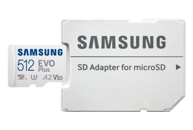 [Australia - AusPower] - Samsung Evo Plus 512GB Micro SDXC Memory Card Class 10 A2 UHS-I U3 Works with Android Phones - Galaxy A51, A50, A40, A30 (MB-MC512KA) Bundle with (1) Everything But Stromboli MicroSD & SD Card Reader 