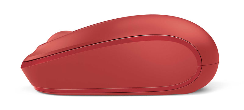 [Australia - AusPower] - Microsoft Wireless Mobile Mouse 1850 - Flame Red. Comfortable Right/Left Hand Use, Wireless Mouse with Nano transceiver, for PC/Laptop/Desktop, works with Mac/Windows 8/10/11 Computers 