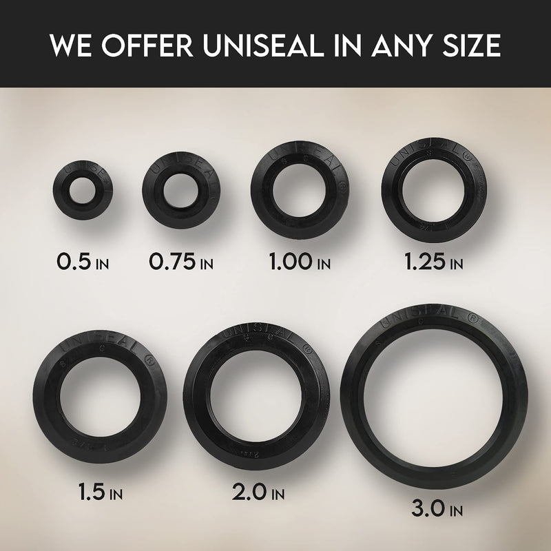 [Australia - AusPower] - 1'' UNISEAL Flexible Tank Adapter (Bulkhead) - 5 Pack 