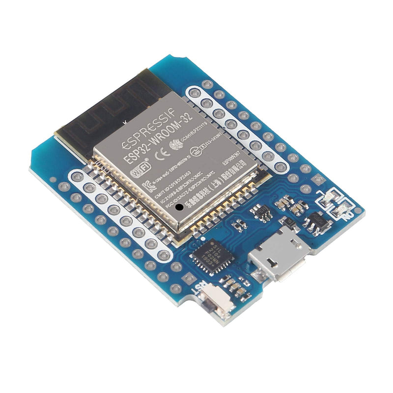 [Australia - AusPower] - AITRIP 4pcs D1 Mini NodeMCU ESP32 ESP-WROOM-32 WLAN WiFi Bluetooth Development Board 5V Compatible with Arduino 