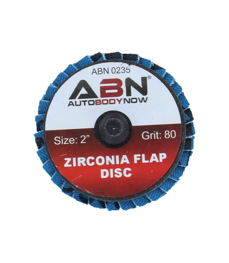 [Australia - AusPower] - ABN Sandpaper Disc Set, 2in - T27 80 Grit High Density Zirconia Alumina 10pk Round Sander Flat Flap Round Sanding Pads 
