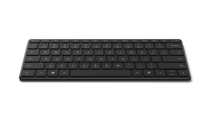 [Australia - AusPower] - Microsoft Designer Compact Keyboard - Matte Black. Standalone Wireless Bluetooth Keyboard. Compatible with Bluetooth Enabled PCs/Mac 