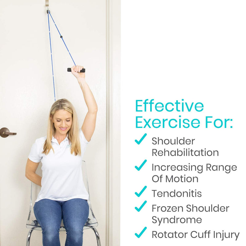 [Australia - AusPower] - Vive Shoulder Pulley - Over Door Rehab Exerciser for Rotator Cuff Recovery 