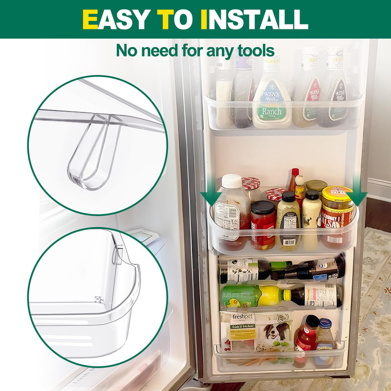 [Australia - AusPower] - UPGRADED 241505501 Refrigerator Door Bin Shelf, Compatible with Frigidaire, Kenmore, Electrolux Refrigerator Door Shelf Replacement Parts FFSC2323TSA FFSC2323TS0 LFSC2324VF6 FGSC2335TFB FGSC2335TF0 