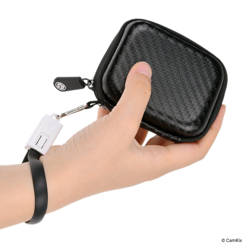 [Australia - AusPower] - Protective Case for Ledger Nano S Bitcoin/Cryptocurrency Wallet Including USB Strap for Transport, Power and Data Transfer - Durable Nylon Hardshell Case with Mesh Pocket - Light, Secure 