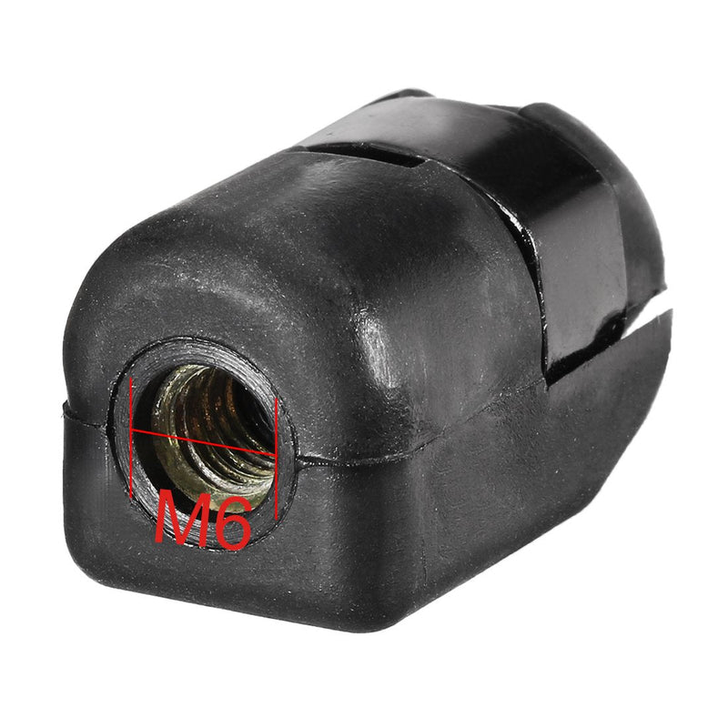 [Australia - AusPower] - uxcell Gas Spring End Fitting Black Connector M6 Female Thread PA66A5 5pcs 