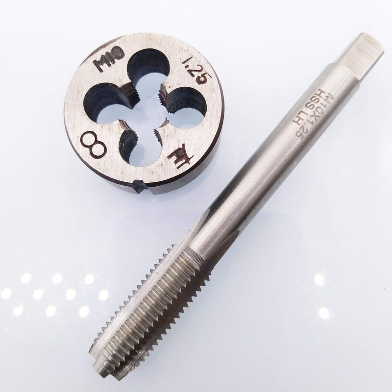 [Australia - AusPower] - HSS M10 x 1.25mm Tap and M10 x 1.25mm Die Metric Thread Left Hand 