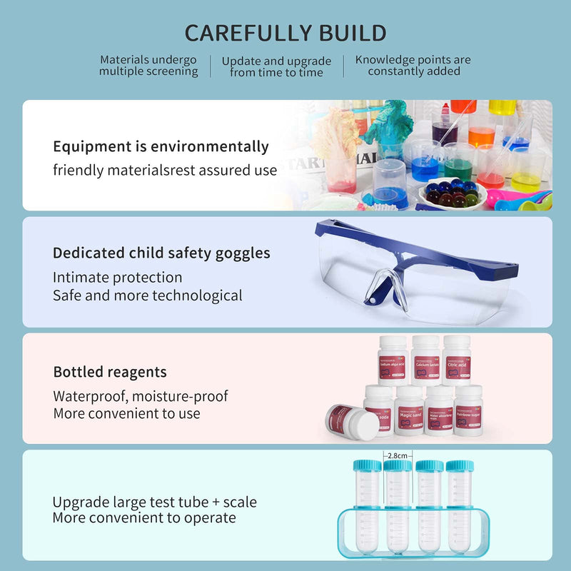 [Australia - AusPower] - SNAEN Science Kit with 30 Science Lab Experiments,DIY STEM Educational Learning Scientific Tools for 3 4 5 6 7 8 9 10 11 Years Old Boys Girls Kids Toys Gift 
