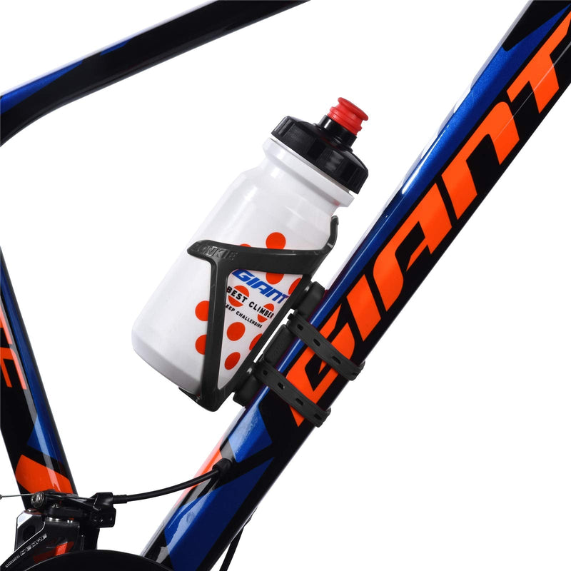[Australia - AusPower] - ZONKIE Bicycle Bottle Cages, Plastic Bike Bottle Holder with Cage Mounting Base Black 
