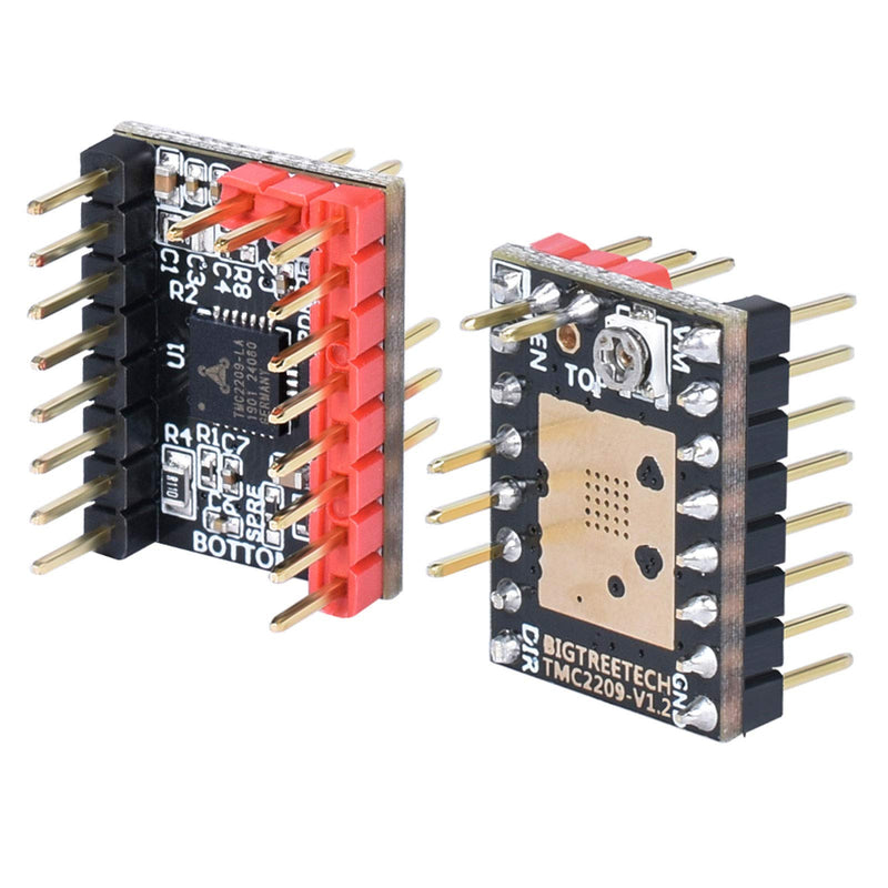 [Australia - AusPower] - BIGTREETECH TMC2209 V1.2 Stepper Motor Driver 2.8A Peak Driver 3D Printer Parts for SKR V1.4 Turbo, SKR V1.4, SKR Pro V1.2, SKR V1.3 Motherboard (2 PCS) 2 PCS TMC2209 