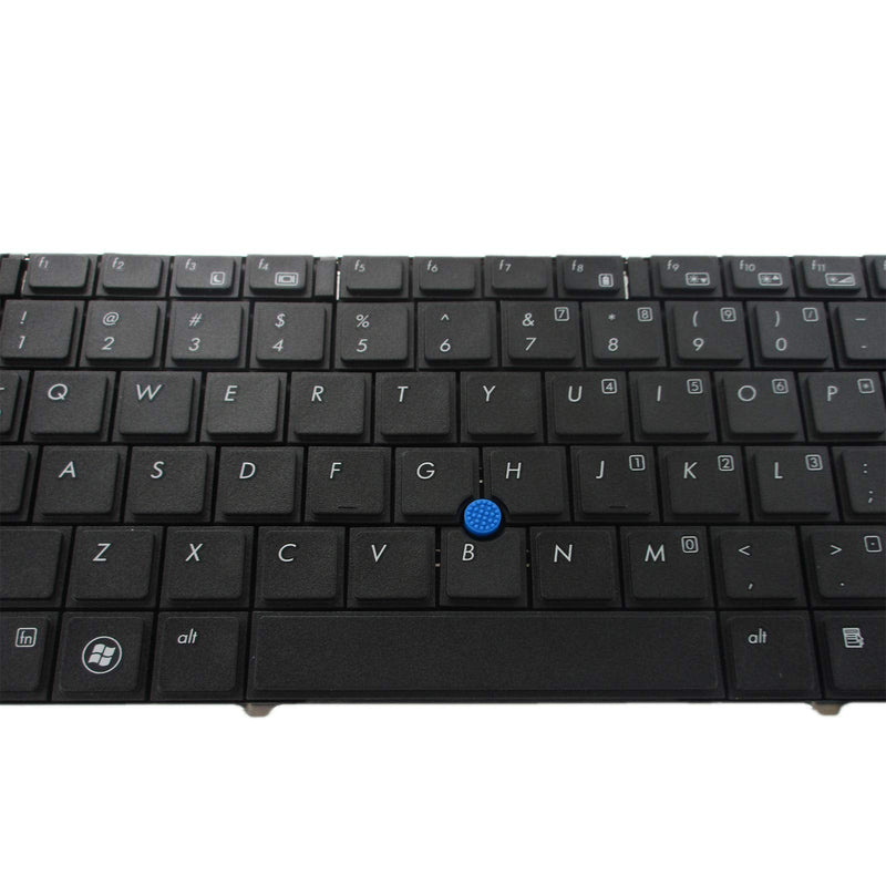 [Australia - AusPower] - SUNMALL New Keyboard Replacement with Pointer Compatible with HP EliteBook 8440p 8440w Series Black US Laptop Compatible with Part Number 594052-001 598042-001 … 