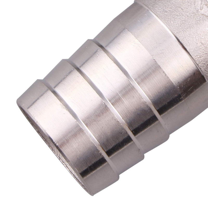 [Australia - AusPower] - DERNORD 1 1/4" Hose Barb x 1" Male NPT Stainless Steel 90 Degree Elbow- Home Brew Pipe Fitting 