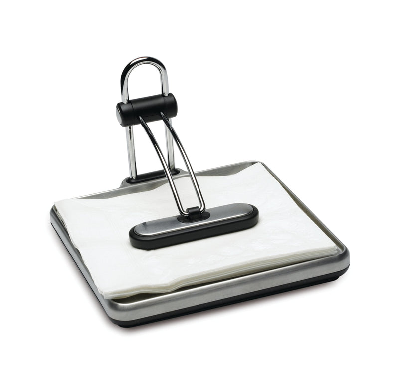 [Australia - AusPower] - simplehuman Quick Grip Napkin Holder, Stainless Steel 