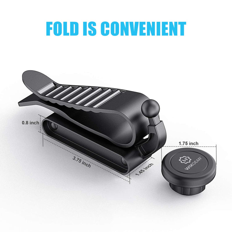 [Australia - AusPower] - WixGear Universal Visor Magnetic Car Mount Holder, for Cell Phones with Fast Swift-Snap TM Technology, Magnetic Cell Phone Mount (Visor Mount) 