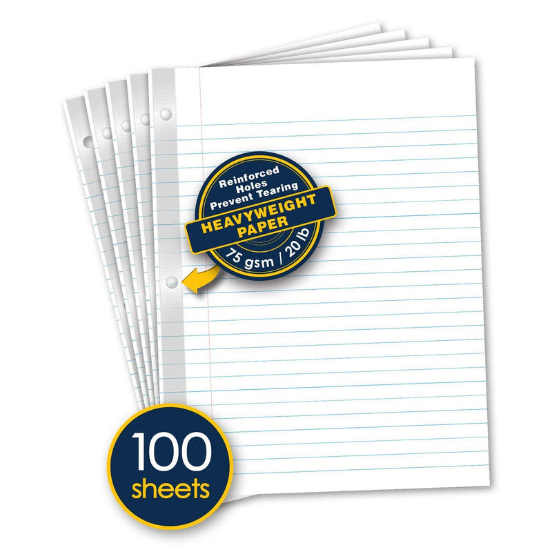 [Australia - AusPower] - iScholar Reinforced Notebook Filler Paper (83110) Wide Ruled 