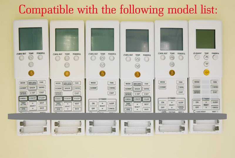 [Australia - AusPower] - RCECAOSHAN Replacement for Fujitsu Air Conditioner Remote Control AR-RED1U ARRED1U AOU9RLS2 AOU12RLS2 AOU15RLS2 ASU9RLS2 ASU12RLS2 ASU15RLS2 Display in Both Fahrenheit and Celsius 