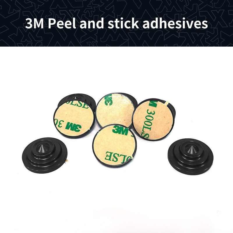 [Australia - AusPower] - XCMAN 4 Layer-Cone Studs Dia 7.87 Inch Aluminum Snowboard Stomp Pad - 9pcs 