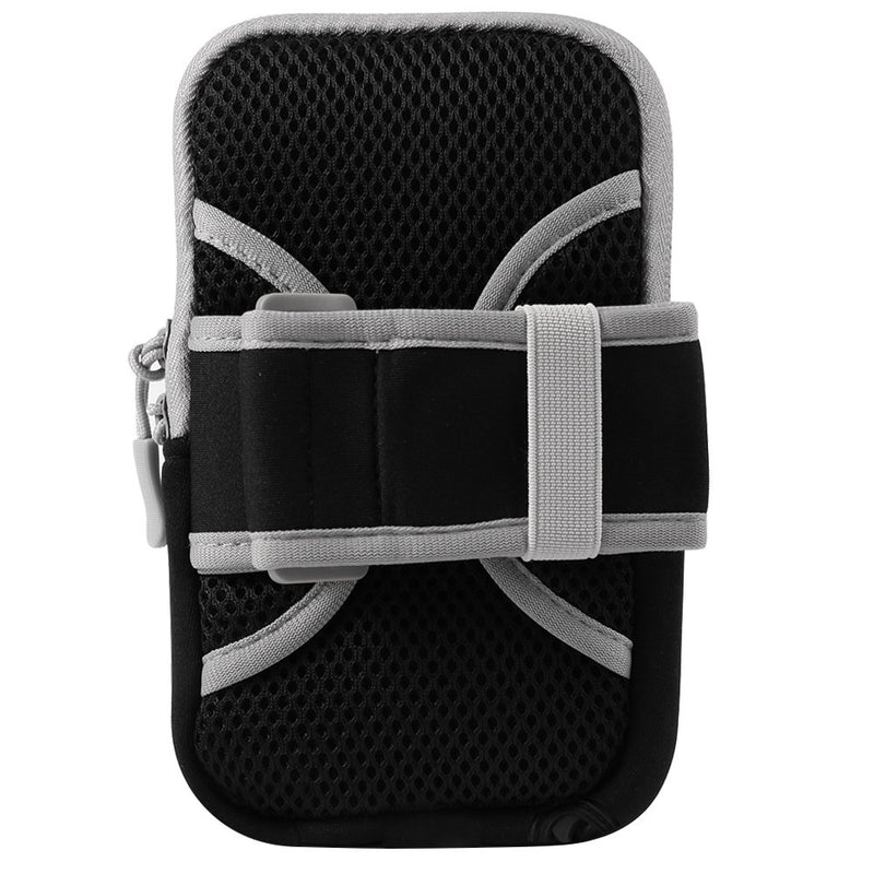 [Australia - AusPower] - Touch Screen Running Armband Zipper Phone Pouch Compatible for Samsung Galaxy S21 S20 S10+ / Note 10 / A20 A30 A50 A51 M10 M20 / OnePlus 7 Nord/Nokia 2.3/9 PureView/Sony Xperia 5 10 II (Black) Black 