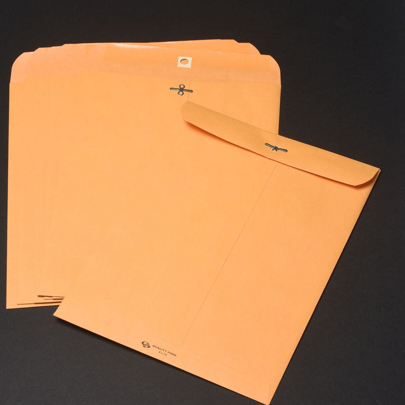 [Australia - AusPower] - Quality Park 4 x 6-3/8 Clasp Envelopes, Clasp and Gummed Closures for Storing or Mailing, 28 lb Kraft, 100 per Box (QUA37815) 4 x 6.375 Inches Standard Packaging 