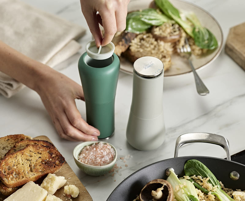[Australia - AusPower] - Joseph Joseph Milltop Set-Editions (Sage) Salt & Pepper Mill 