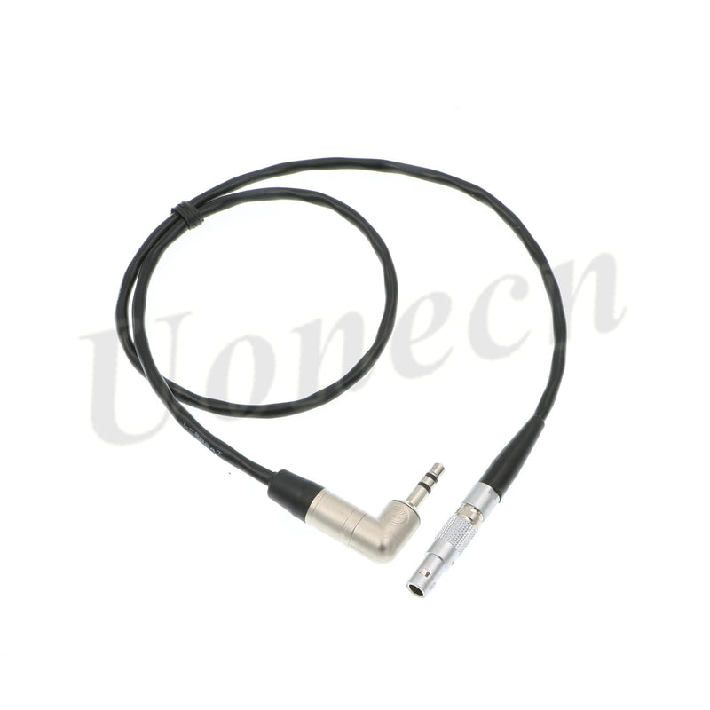 [Australia - AusPower] - Uonecn Red Epic time Code line 00B 4 pin Male to Easync Synchronize Right Angle 3.5mm Audio Head 