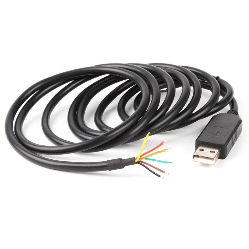 [Australia - AusPower] - FTDI chip USB to 3.3v TTL UART Serial Cable, Wire end, 6ft, TTL-232R-3V3-WE Compatible 