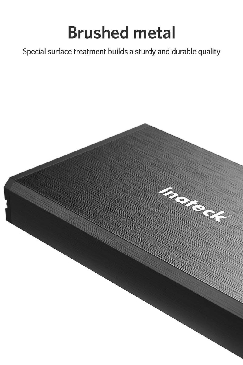 [Australia - AusPower] - Inateck 3.5 Hard Drive Enclosure, Aluminum USB 3.0 Sata HDD Enclosure, FE3001 