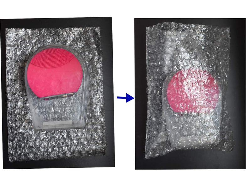 [Australia - AusPower] - 100Pack 6x8 Inch Bubble Out Bags Bubble Pouches Wrap Cushioning Packaging Bags, Double-Side Premium Small Bubble Out Pouch for Moving, Shipping, and Storage 6"x8" 