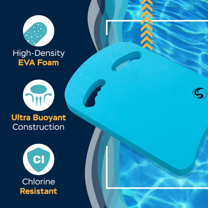 [Australia - AusPower] - Sunlite Sports Swimming Kickboard, Training Aid Float for Swimming and Pool Exercise 