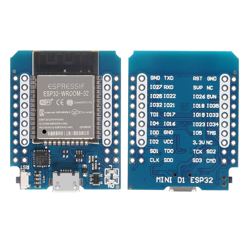 [Australia - AusPower] - AITRIP 4pcs D1 Mini NodeMCU ESP32 ESP-WROOM-32 WLAN WiFi Bluetooth Development Board 5V Compatible with Arduino 