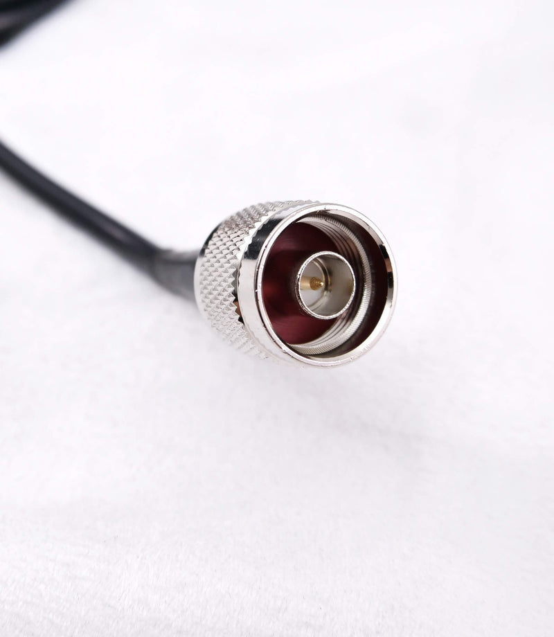 [Australia - AusPower] - 50 Ohm RF N Type to N 3.5 inch Antenna Magnet Mount Mobile with 16.4ft RG58U Cables Two Way Radio 