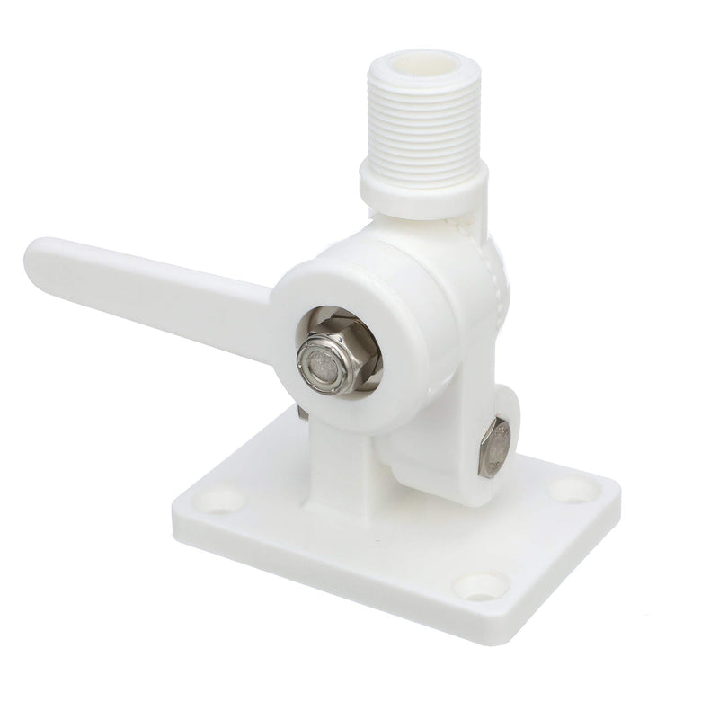 [Australia - AusPower] - Seachoice 19501 4-Way Nylon Antenna Ratchet Mounting Kit, White Finish 
