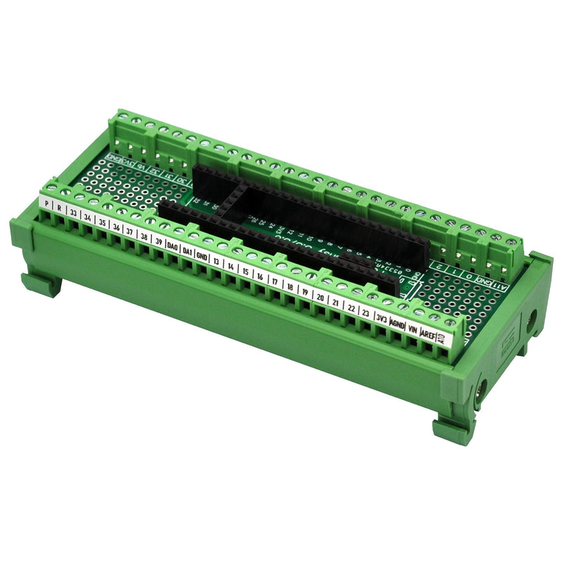 [Australia - AusPower] - Terminal Block Breakout Board Module for Teensy 3.5/3.6, DIN Rail Mount Version 
