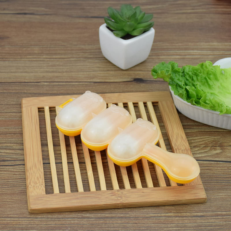 [Australia - AusPower] - MEETSWEET Rice Ball Mold Ball Shaped Kitchen Tools DIY Lunch Maker Mould Food Decor for Kids Mold with a Mini rice scoop 