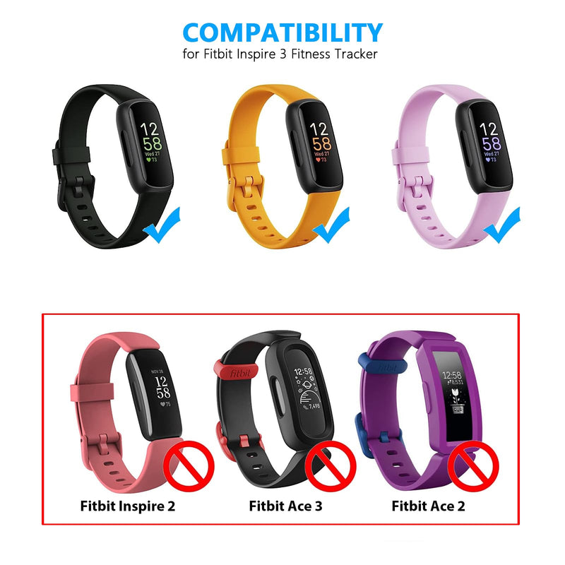 [Australia - AusPower] - WZHENB Fast Wall Charger for Fitbit Inspire 3 Replacement USB Charging Cable Cord for Fitbit Inspire 3 Smartwatch Charger Dock USB Cable Cord 