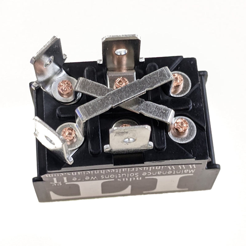[Australia - AusPower] - IndusTec 30 AMP 12 V DC - Momentary Reverse Motor Polarity Control Reversing Rocker Switch (On)-Off-(On) 4 Pin Double Pole Double Throw for 5th Wheel Tongue Trailer RV Power Jack Automatic Reset 
