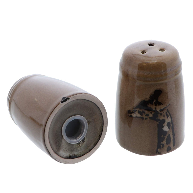 [Australia - AusPower] - Animal Salt & Pepper Shaker Sets for Men Kitchen Home Décor - Giraffe 
