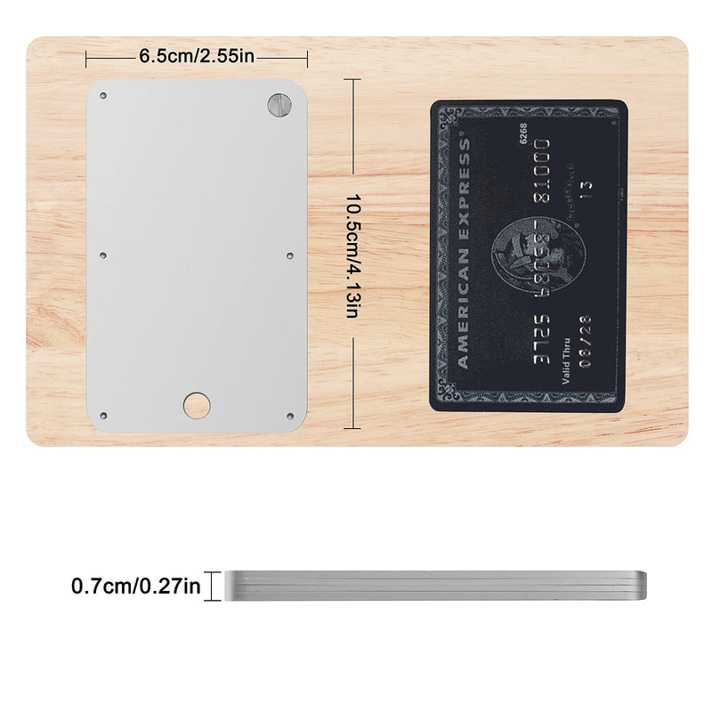 [Australia - AusPower] - Crypto Wallet,Steel Bitcoin Wallet,Cryptocurrency Seed Backup Cold Storage,Cold Wallet for Crypto Seed Storage,Hardware Wallet ,Compatible with KeepKey,Ledger, Trezor,Coldcard, Supports up to 24 Words 
