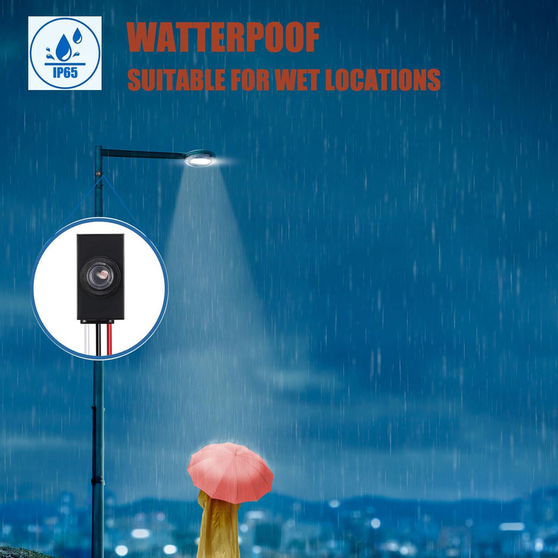 [Australia - AusPower] - Meskliu Photocell Light Sensor,AC110-240V 5A Dusk to Dawn Outdoor Photoelectric Light Control Switch,Hard-Wired Post Eye Light Control with Automatic Illumination Detection Circuit 