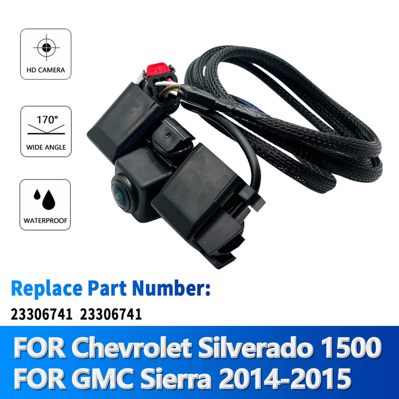 [Australia - AusPower] - Rear View Back Up Camera Multiangle Views Compatible with 2014 2015 Chevy Silverado Cheyenne GMC Sierra 1500 2500 HD 3500 HD Replaces 23306741 22803702 
