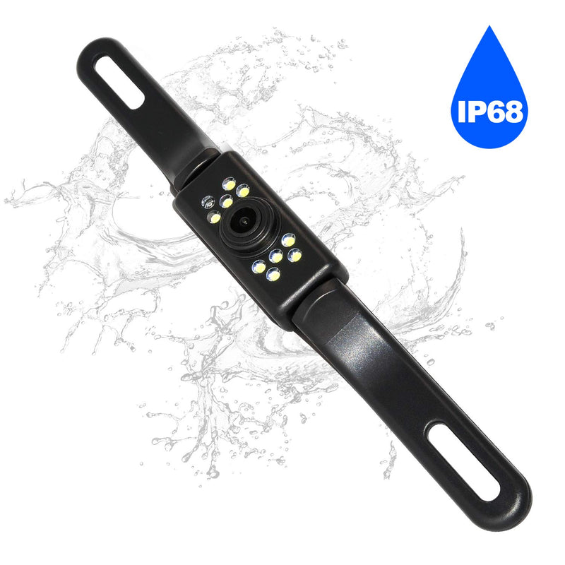 [Australia - AusPower] - Peojek Backup Camera and Monitor Kit, 4.3" Car Vehicle Rearview Mirror Monitor for Car Reverse Camera Waterproof Car Rear View Camera with 9 LED Night Vision (4.3" Backup Camera) 4.3" Backup Camera 