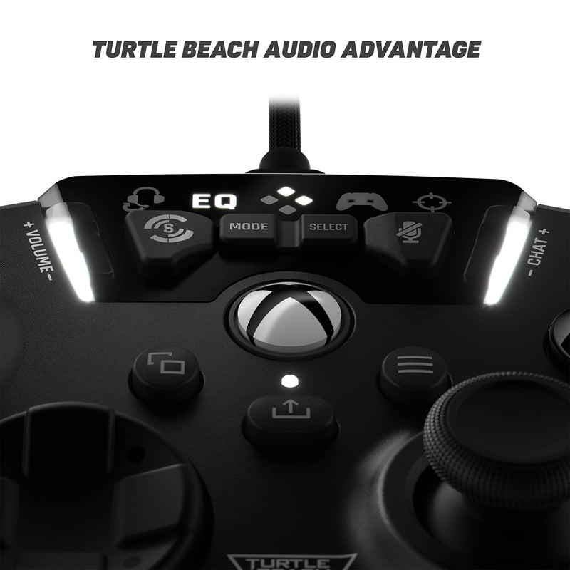 [Australia - AusPower] - Turtle Beach Recon Controller Wired Gaming Controller for Xbox Series X & Xbox Series S, Xbox One & Windows 10 PCs Featuring Remappable Buttons, Audio Enhancements, and Superhuman Hearing - Black 